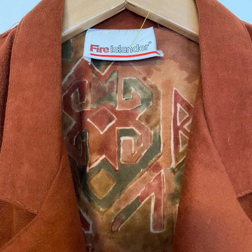 Rust Button down jacket - Picture 3 of 4